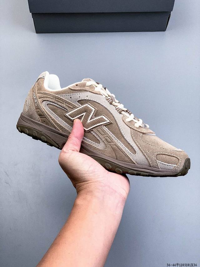 New Balance 新百伦204 系列 复古休闲运动百搭老爹跑步鞋 #采用猪巴革组合网织鞋面材质 #3层组合底模精密开发 #中底嵌入碳板缓震及后跟嵌入Tpu