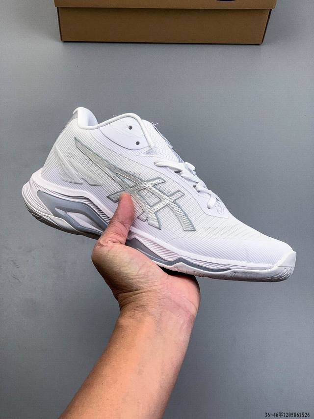 公司级！Asics亚瑟士Netburnerballisticff4回弹运动鞋排球休闲鞋轻便男鞋 1205861S26