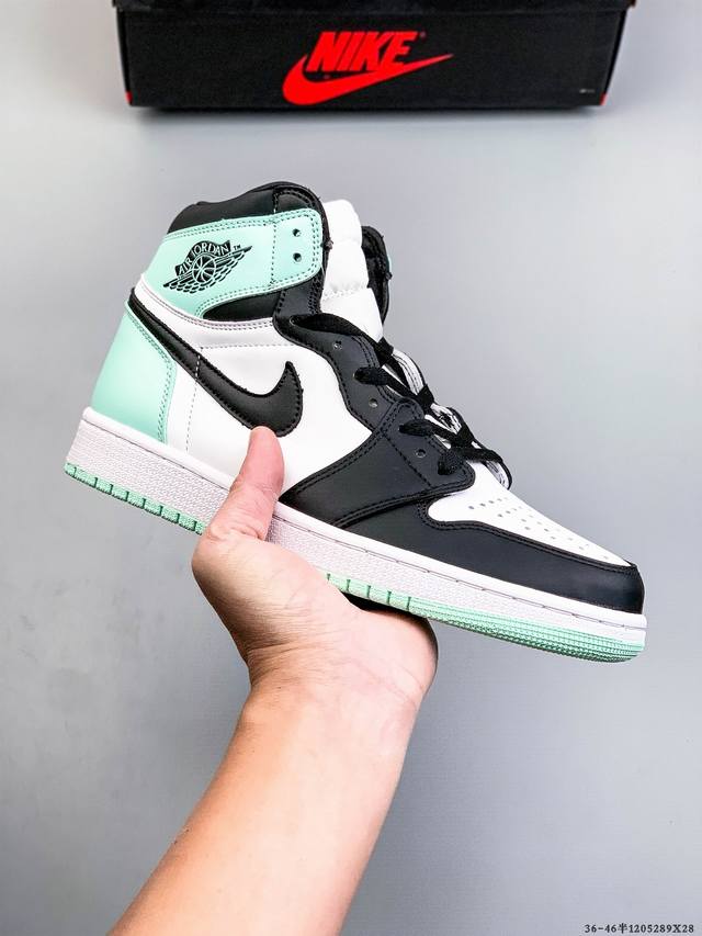 头层真标！耐克Nike Air Jordan 1 Aj1乔丹一代高帮复古文化休闲运动篮球鞋 1205289X28