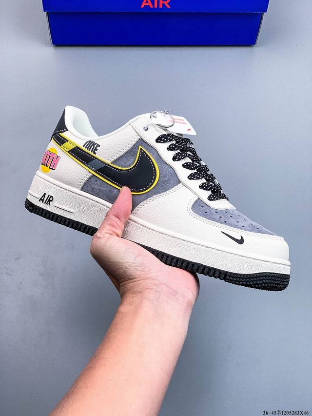 纯原版本 原楦数据纸版，采用硬质优质皮革鞋面材质，内置全掌Air Sole气垫。耐克 Nike Air Force 1 Low 空军一号低帮经典百搭休闲运动板鞋