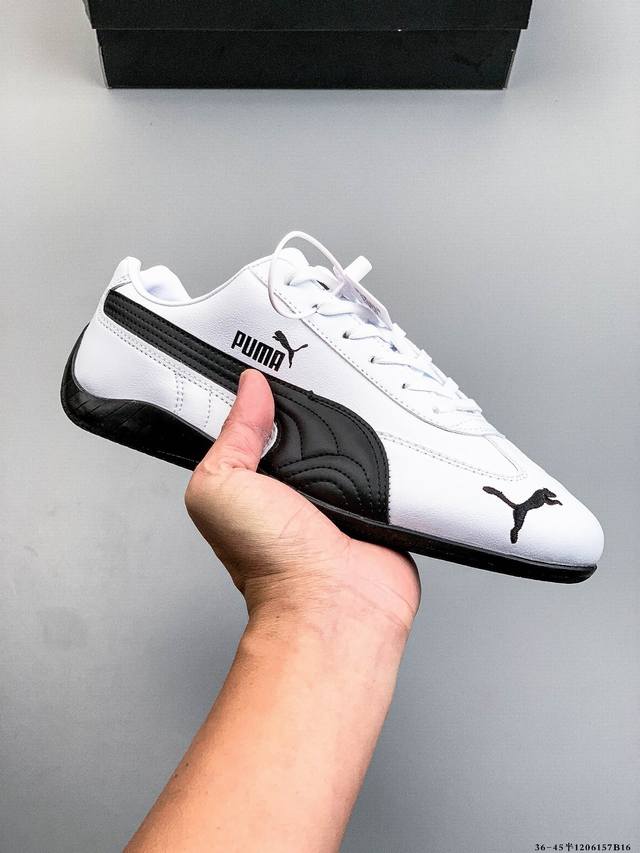 puma Speedcat The Open Yy彪马 防滑耐磨时尚运动休闲鞋 支持侧踏时的踏步工作 即使在健身房等使用环境中也能确保透气性 像吸盘一样的设计是