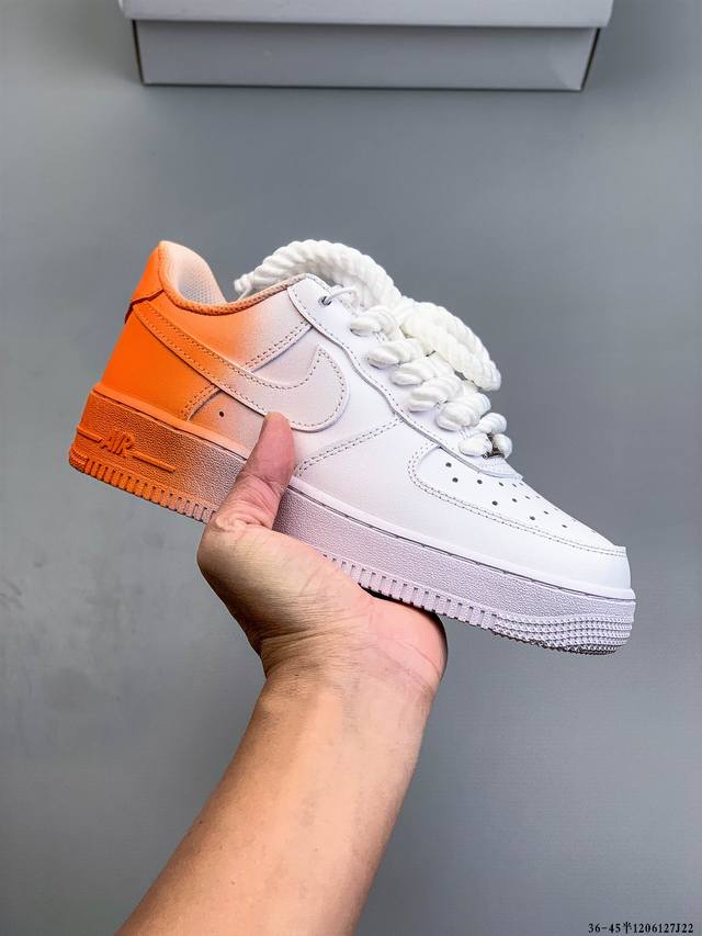 二层真标！耐克Nike Air Force 1 Low 空军一号低帮经典百搭休闲板鞋 1206127J22
