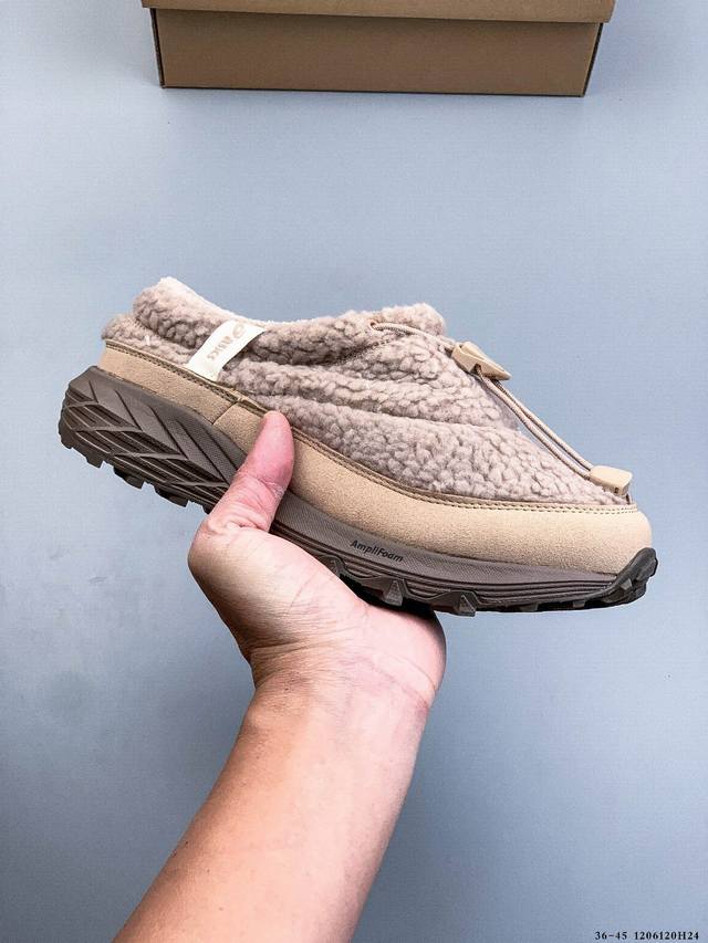 Asics Gel-Sonoma Wt 亚瑟士 泰迪毛毛拖 时尚复古 一脚蹬减震 保暖休闲鞋 货号:1203B036-200 1206120H24