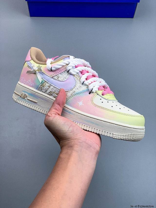 纯原版本 原楦数据纸版，采用硬质优质皮革鞋面材质，内置全掌Air Sole气垫。耐克 Nike Air Force 1 Low 空军一号低帮经典百搭休闲运动板鞋