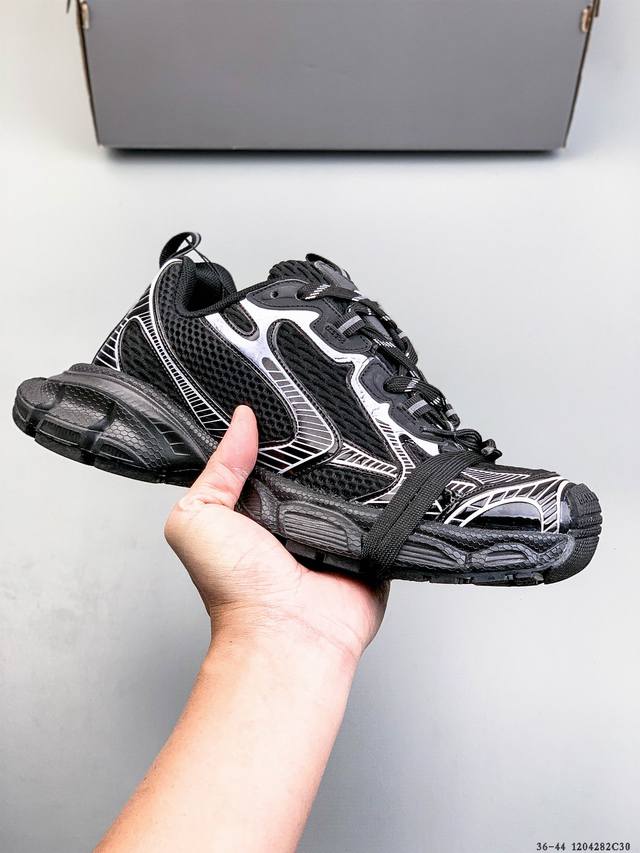 巴黎世家 3Xl 九代 最新Sneaker系列 厚底增高 低帮情侣鞋休闲运动鞋 1204282C30