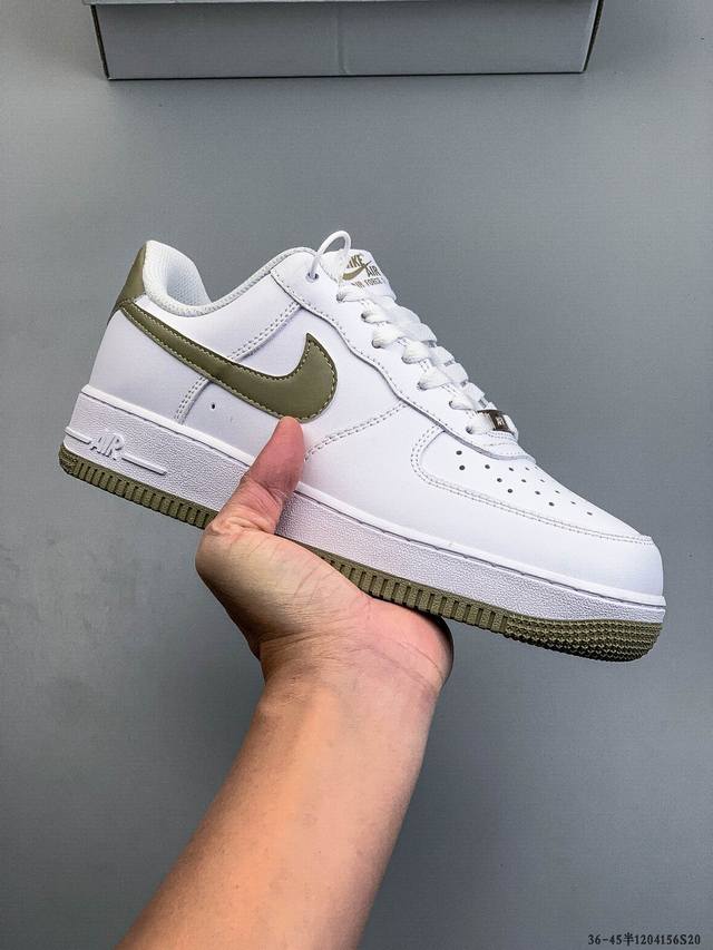 二层真标！耐克Nike Air Force 1 Low 空军一号低帮经典百搭休闲板鞋 1204156S20
