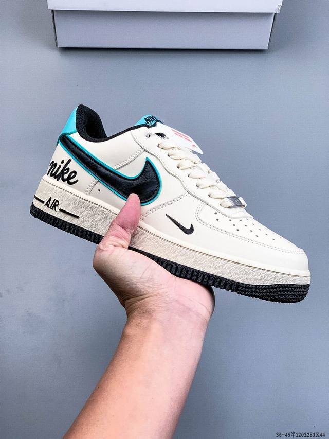 纯原版本 原楦数据纸版，采用硬质优质皮革鞋面材质，内置全掌Air Sole气垫。耐克 Nike Air Force 1 Low 空军一号低帮经典百搭休闲运动板鞋