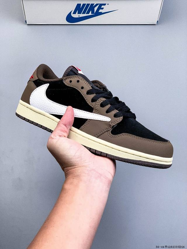 二层真标！耐克Nike Air Jordan Low 1 乔1低帮经典休闲鞋 1 35D16