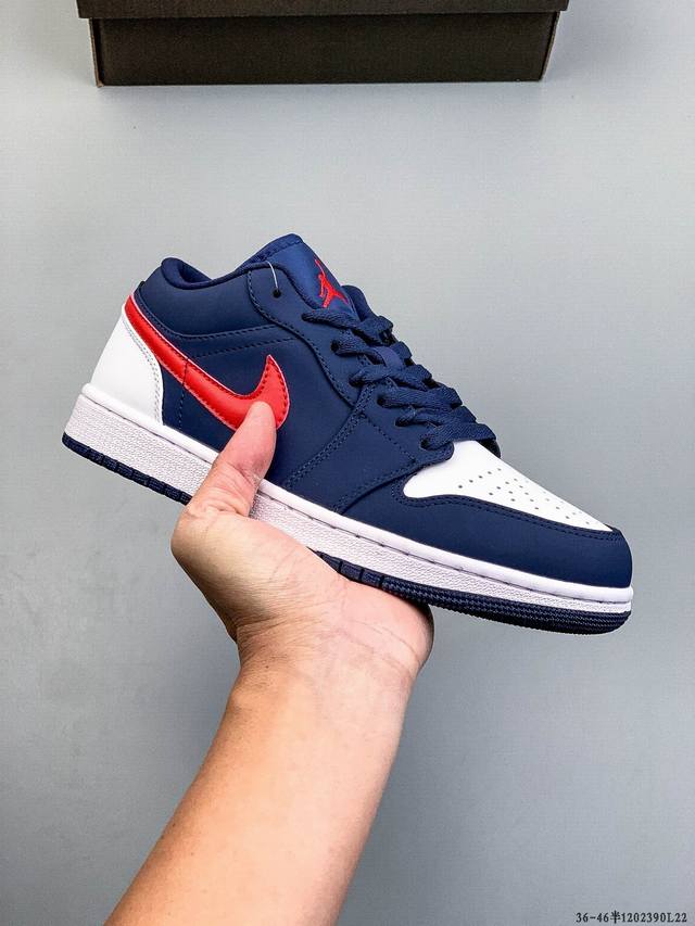 二层真标！耐克Nike Air Jordan Low 1 乔1低帮经典休闲鞋 1 90L22