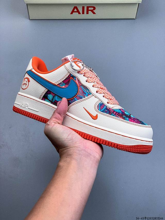 纯原版本 原楦数据纸版，采用硬质优质皮革鞋面材质，内置全掌Air Sole气垫。耐克 Nike Air Force 1 Low 空军一号低帮经典百搭休闲运动板鞋