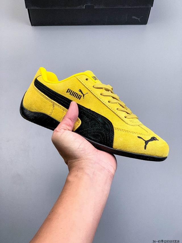 puma Speedcat The Open Yy彪马 防滑耐磨时尚运动休闲鞋 支持侧踏时的踏步工作 即使在健身房等使用环境中也能确保透气性 像吸盘一样的设计是