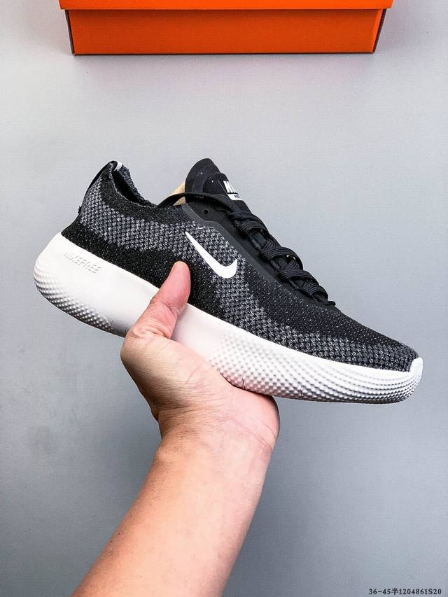 耐克 Nike Free 2025 新款轻便缓震透气训练跑鞋 全新上市的 Nike Free 2025 采用经典的黑白配色，展现简约而充满动感的风格。鞋面由黑色