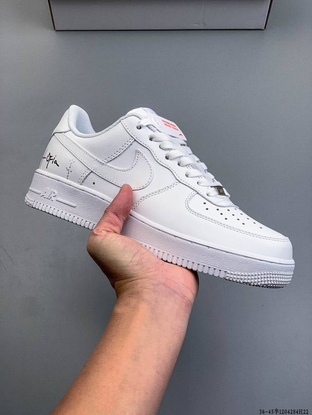 二层真标！耐克Nike Air Force 1 Low 空军一号低帮经典百搭休闲板鞋 1204284H22