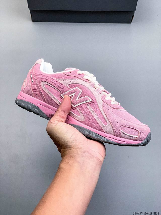 New Balance 新百伦204 系列 复古休闲运动百搭老爹跑步鞋 #采用猪巴革组合网织鞋面材质 #3层组合底模精密开发 #中底嵌入碳板缓震及后跟嵌入Tpu