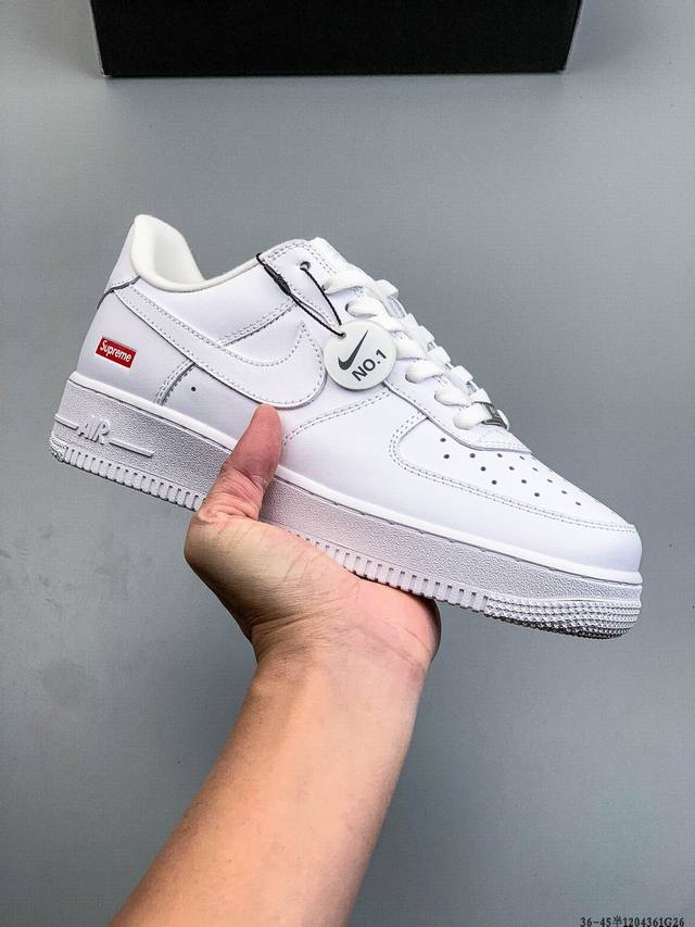 二层真标！耐克Nike Air Force 1 Low 空军一号低帮经典百搭休闲板鞋 1204361G26