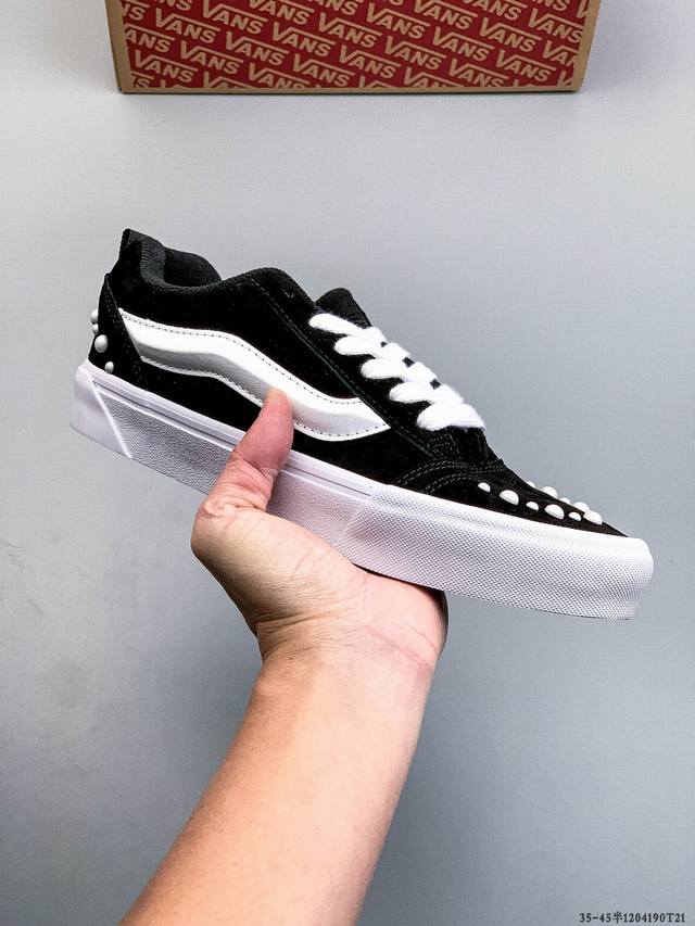 公司级！万斯Vans Vault Knu-Skool Vr3 Lx 低帮休闲板鞋 1204190T21