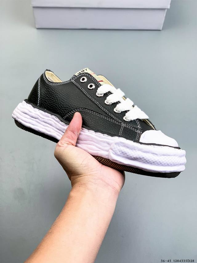 原装级别 三原康裕Mmy Maison Mihara Yasuhiro Original Sole Canvas Low 余文乐挚爱单品 复古溶解风日本概念时装