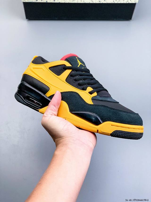 公司级 Nike Air Jordan 4 Rm 耐克 防滑 低帮 复古篮球鞋 橡胶耐磨防滑大底 原档案原楦数据开发 原盒配件 原厂中底钢印 正确版本 货号:F