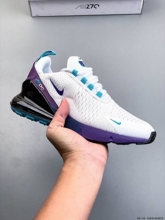 耐克 Nike Air Max 270 后半掌气垫缓震运动鞋时尚休闲跑步鞋 。作为 Nike 休闲型 Air Max 鞋款，Nike Air Max 270 运