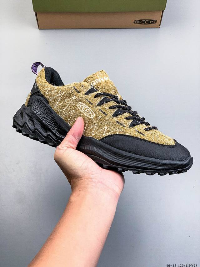 公司级 Keen 科恩 Jasper Iii 男女户外山系舒适耐磨徒步鞋休闲鞋 Keen推出Jasperhi皮革与透气网眼的碰撞让双脚自在呼吸，从山野到街头成为