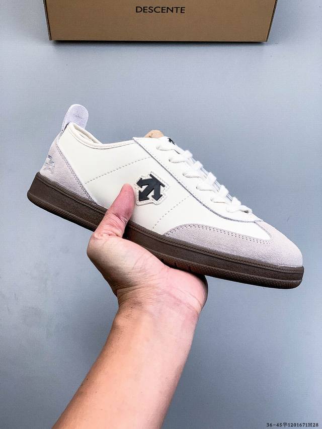 公司级！迪桑特Descente Chron pacer 复古轻质 耐磨低帮 生活休闲鞋 货号:D5331Lsn20 1201671H28