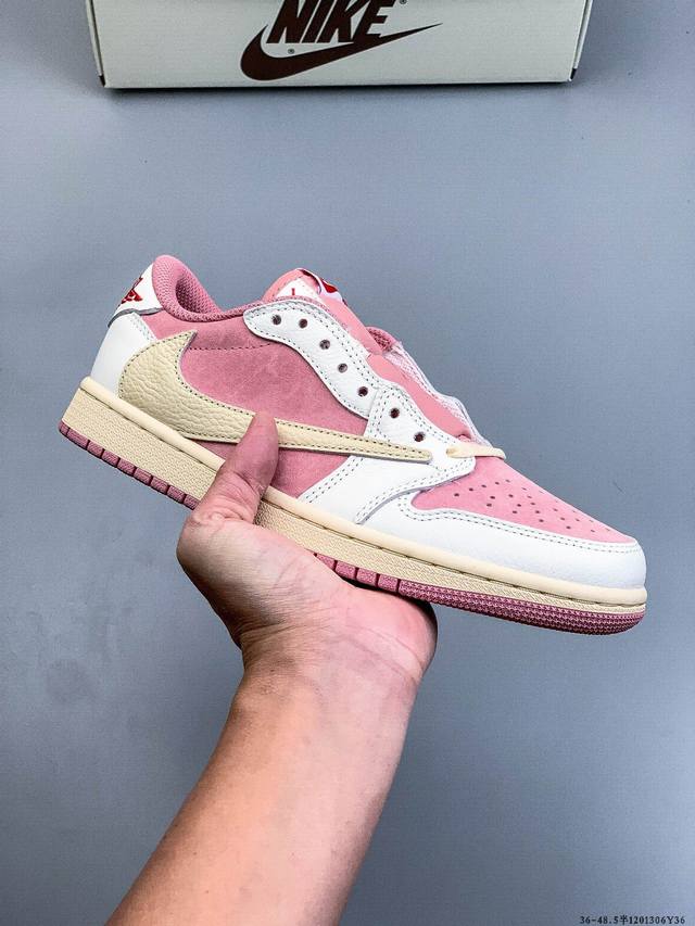 耐克Nike Air Jordan 1 Low Aj1乔1 低帮潮流缓运动休闲板鞋。Aj1 低帮拼接 完美版型真头层牛皮# 内置缓震气垫 原鞋开模 拒绝公底 购