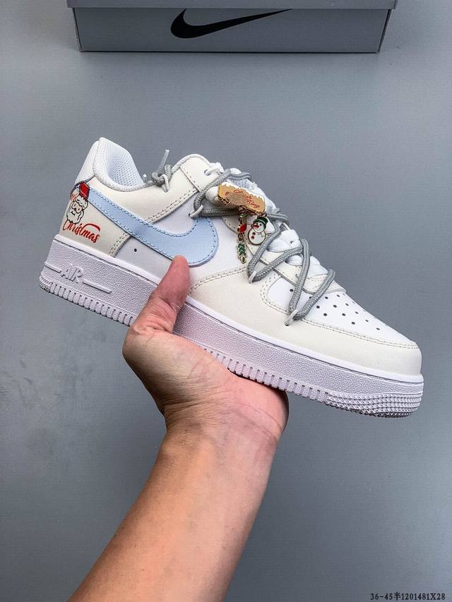 原楦数据纸版，采用硬质优质皮革鞋面材质，内置全掌Air Sole气垫。耐克 Nike Air Force 1 Low 空军一号低帮百搭休闲运动板鞋 120148