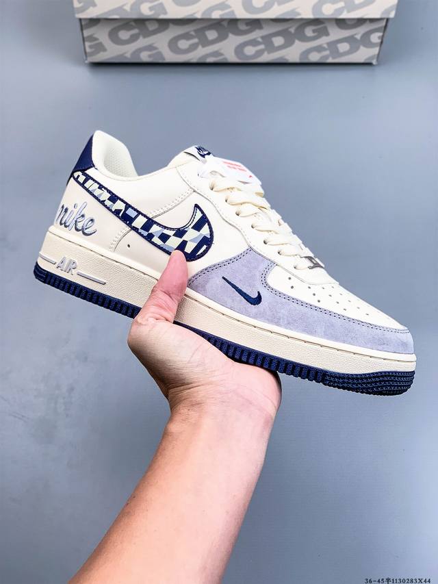 纯原版本 原楦数据纸版，采用硬质优质皮革鞋面材质，内置全掌Air Sole气垫。耐克 Nike Air Force 1 Low 空军一号低帮经典百搭休闲运动板鞋