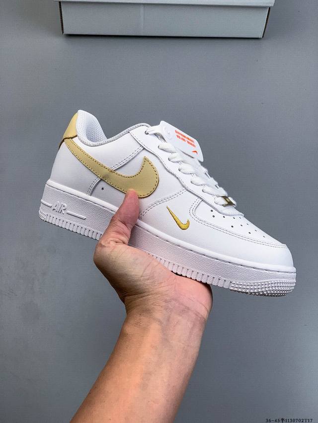 二层真标！耐克Nike Air Force 1 Low 空军一号低帮经典百搭休闲板鞋 1130702T17