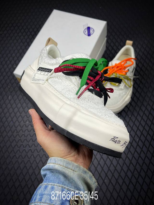 E Vessel × 吴建豪联名｜雪花酥Snowflake厚底增高板鞋 #街头新宠 #甜酷有型 吴建豪亲自操刀设计，用 雪花酥 灵感颠覆传统板鞋基因！ 5Cm隐