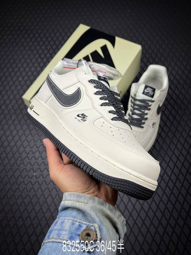 C 公司级Nike Air Force 1‘07 Lv8 原楦头原纸板 打造纯正低帮空军版型 专注外贸渠道 全掌内置蜂窝气垫 原盒配件 原厂中底钢印、拉帮完美