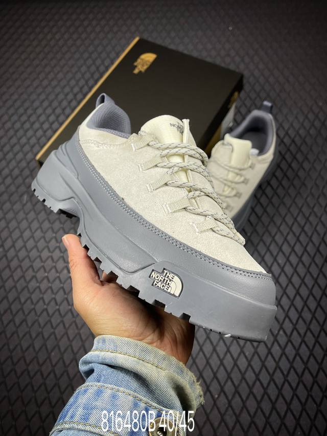 B 公司级北面The North Face Glenclyffe Urban Low 舒适耐用防滑支撑 低帮 休闲跑步鞋 鞋底采用Vibram黄金大底 专门为鞋