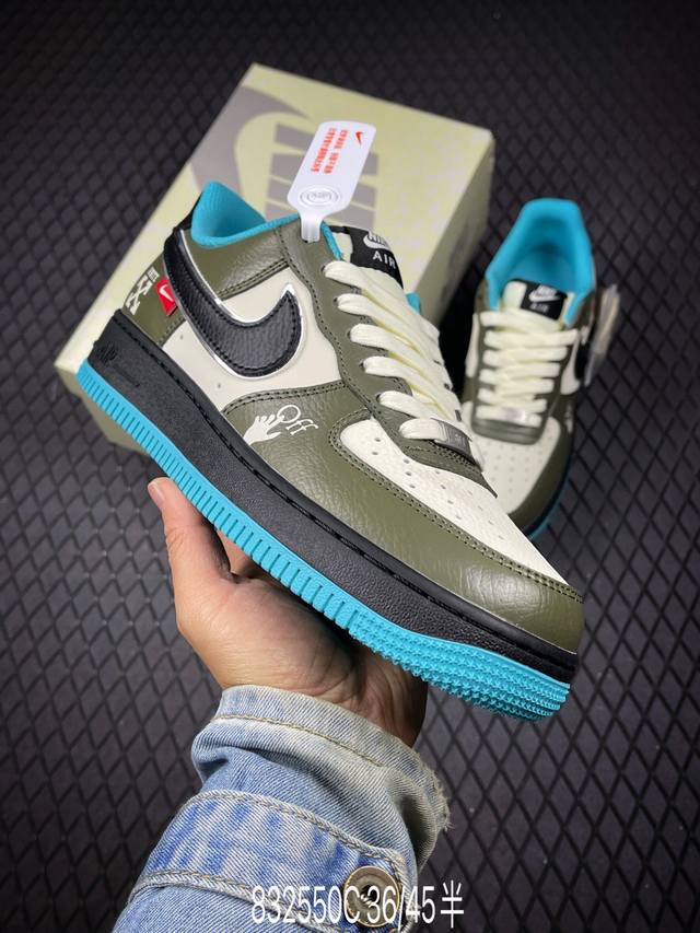 C 公司级Nike Air Force 1‘07 Lv8 原楦头原纸板 打造纯正低帮空军版型 专注外贸渠道 全掌内置蜂窝气垫 原盒配件 原厂中底钢印、拉帮完美