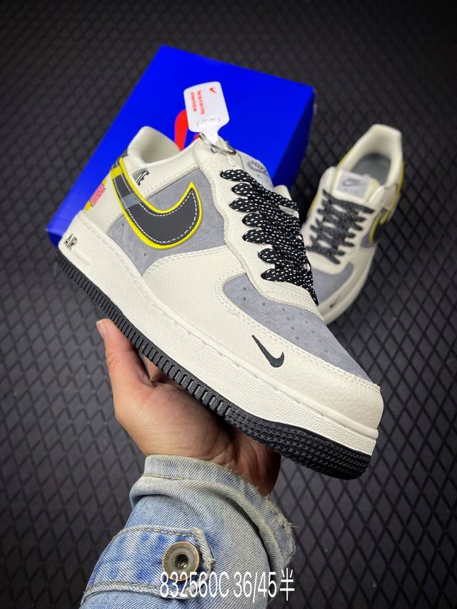 C 公司级Nike Air Force 1‘07 原楦头原纸板 打造纯正低帮空军版型 专注外贸渠道 全掌内置蜂窝气垫 原盒配件 原厂中底钢印、拉帮完美 货号:S