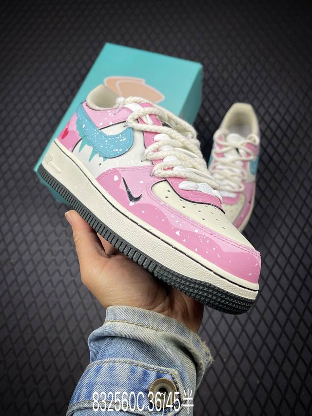 C 公司级Nike Air Force 1‘07 原楦头原纸板 打造纯正低帮空军版型 专注外贸渠道 全掌内置蜂窝气垫 原盒配件 原厂中底钢印、拉帮完美 货号:F