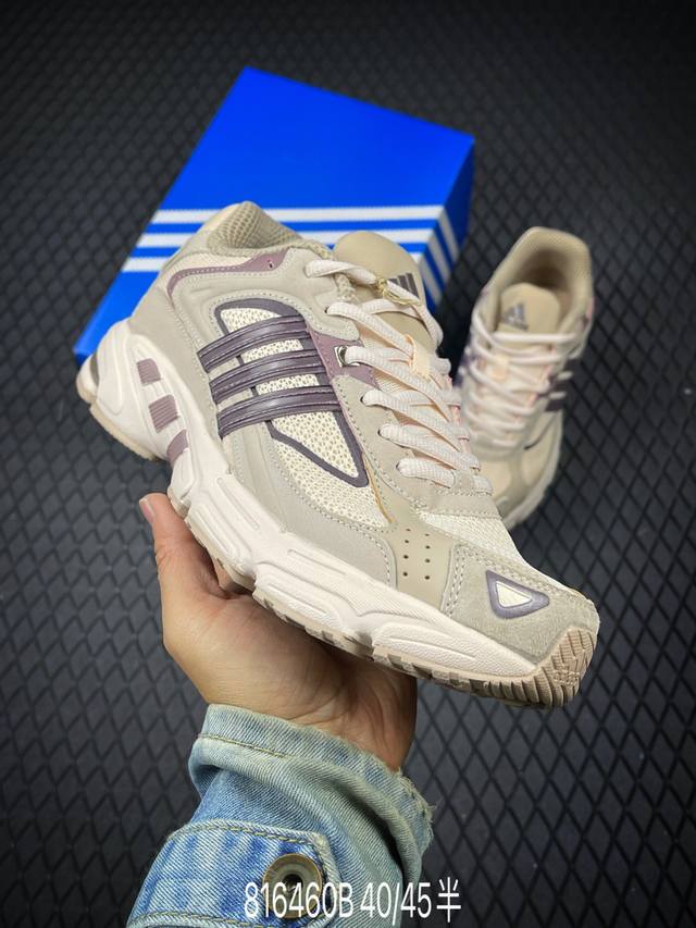 B Adidas Response Cl 阿迪达斯休闲跑步鞋 鞋身采用大面积的麂皮和网布材质 复古感拉满中底采用阿迪达斯经典的Adiprene 后掌添加新的pr