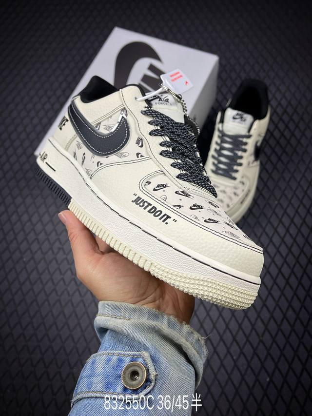 C 公司级Nike Air Force 1‘07 原楦头原纸板 打造纯正低帮空军版型 专注外贸渠道 全掌内置蜂窝气垫 原盒配件 原厂中底钢印、拉帮完美 货号:N