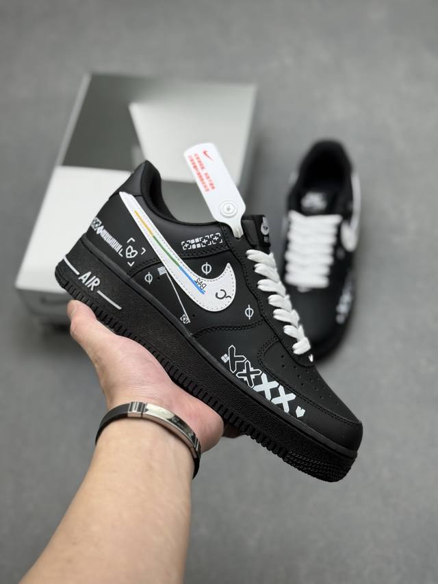 海外限量发售！公司级Nike Air Force 1 '07 Low 空军一号低帮 运动鞋 休闲鞋 折边针车 工艺难度大 原楦头原纸板 原装鞋盒 定制五金配件