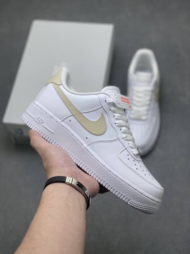 海外限量发售！公司级Nike Air Force 1 '07 Low 空军一号低帮 运动鞋 休闲鞋 折边针车 工艺难度大 原楦头原纸板 原装鞋盒 定制五金配件
