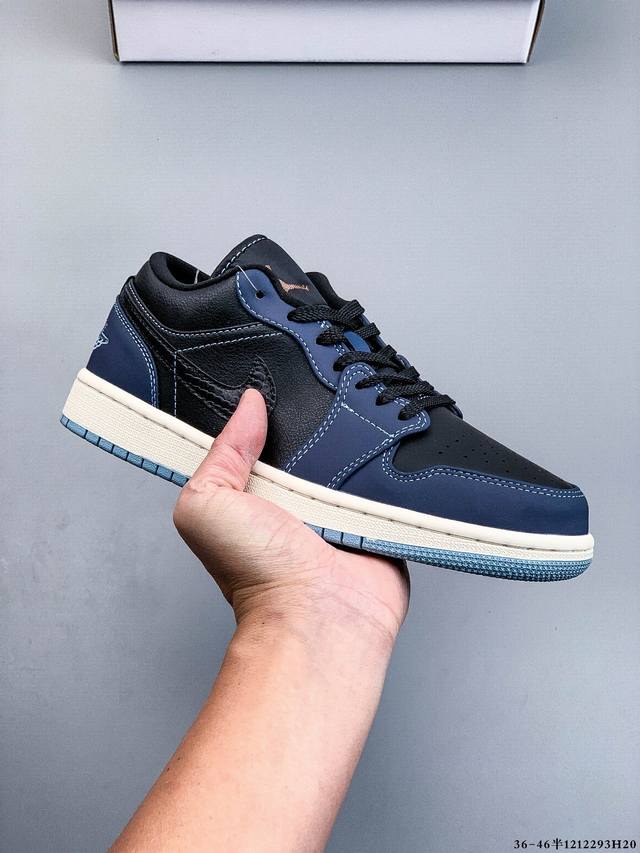二层真标！耐克Nike Air Jordan Low 1 乔1低帮经典休闲鞋 1212293H20