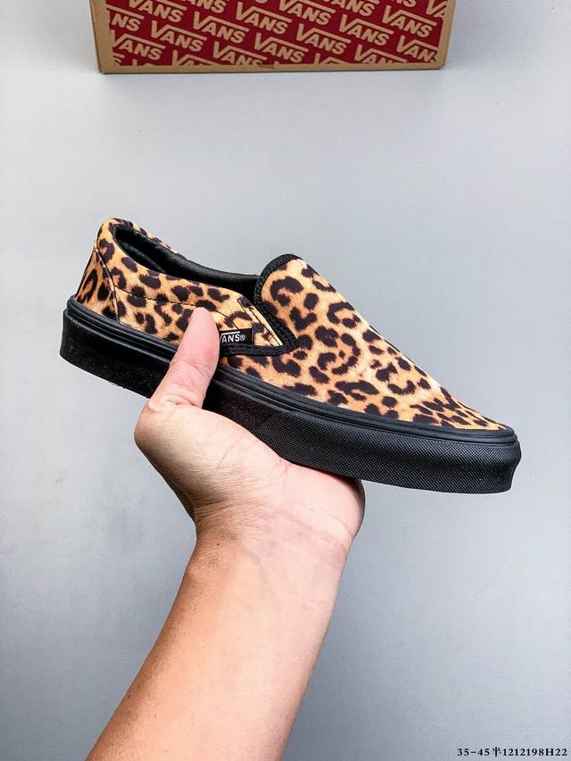 公司级！万斯Vans Classic Slip-On 低帮百搭休闲帆布板鞋 1212198H22