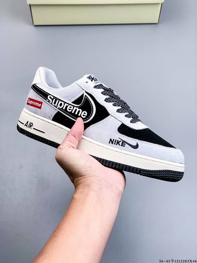 纯原版本 原楦数据纸版，采用硬质优质皮革鞋面材质，内置全掌Air Sole气垫。耐克 Nike Air Force 1 Low 空军一号低帮经典百搭休闲运动板鞋