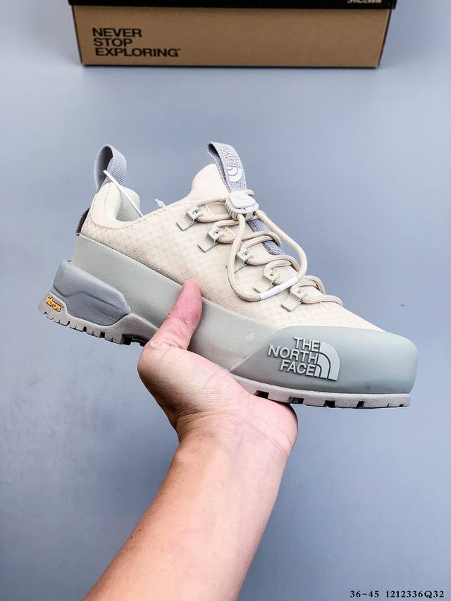 公司级！北面The North Face Glenclyffe 舒适百搭 织物耐磨 低帮跑步鞋 鞋面采用坚固耐磨的材质设计，配合Vibram大底，抓地力出色，爬