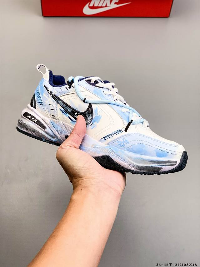 公司级 Nike M2K ‘Diy’定制 Tekno耐克复古潮流百搭休闲运动旅游老爹鞋 原楦原档案开发独立一次发泡轻量高回弹私模 1212103X48