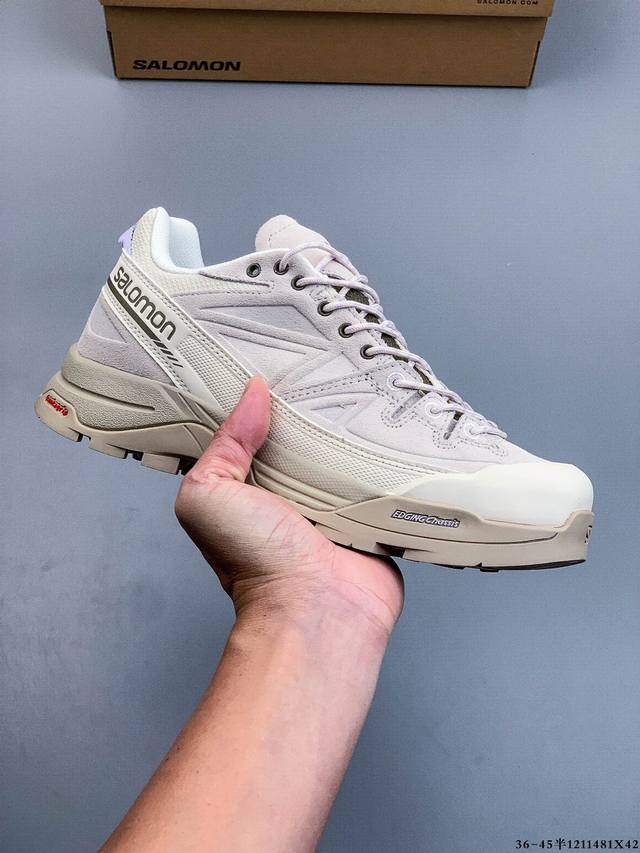 公司级！Salomon萨洛蒙 Xt-Alp Ltr 时尚 舒适減震防滑耐磨 低帮跑步鞋 鞋面采用Sensifit贴合技术 全方位贴合包裹脚型 鞋跟部鞋底牵引设计
