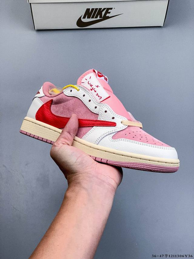 耐克Nike Air Jordan 1 Low Aj1乔1 低帮潮流缓运动休闲板鞋。Aj1 低帮拼接 完美版型真头层牛皮# 内置缓震气垫 原鞋开模 拒绝公底 购