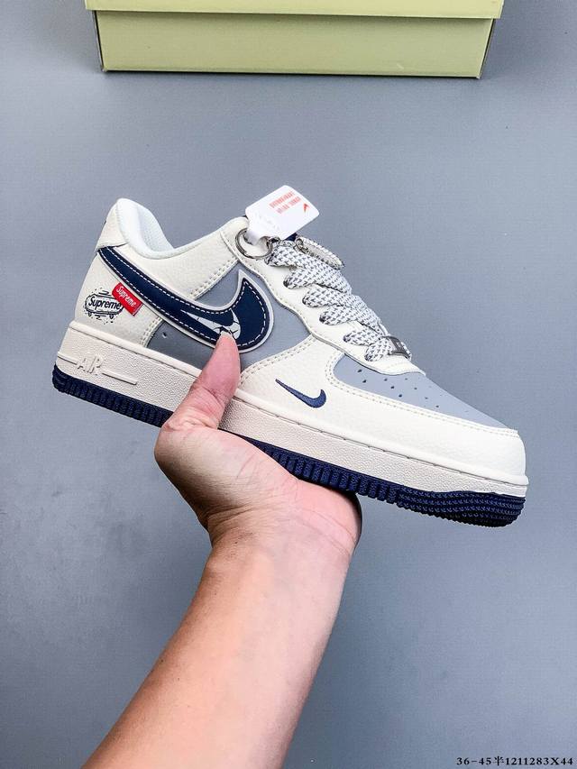 纯原版本 原楦数据纸版，采用硬质优质皮革鞋面材质，内置全掌Air Sole气垫。耐克 Nike Air Force 1 Low 空军一号低帮经典百搭休闲运动板鞋