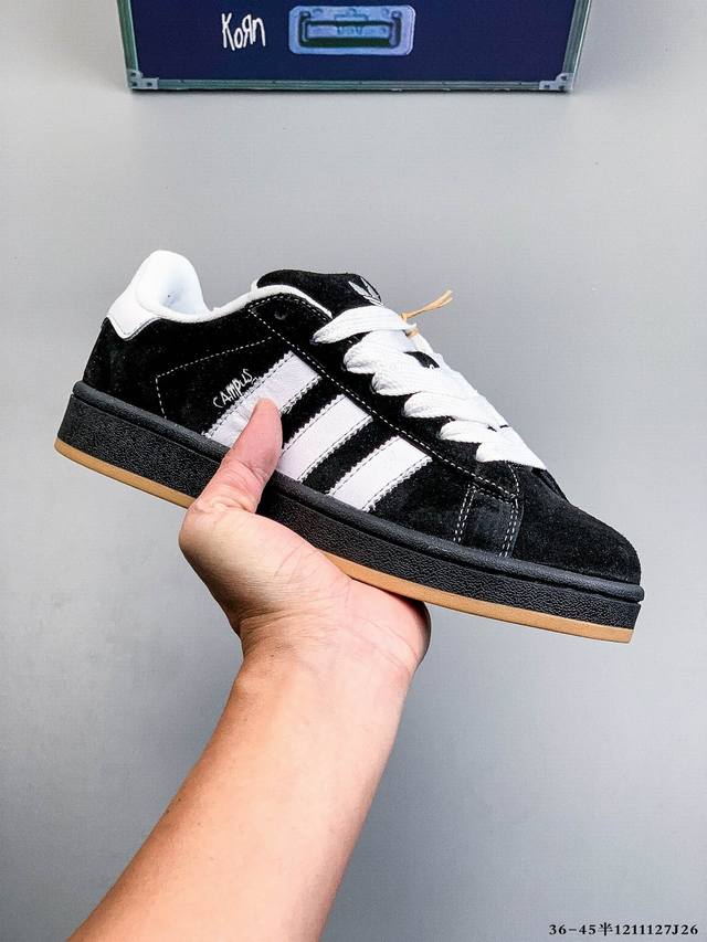 真标半码！阿迪达斯Adidas Originals Campus 80S 学院系列经典复古低帮百搭休闲运动板鞋 1211127J26