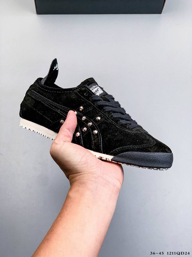 Asics 亚瑟士 Onitsuka Tiger 鬼冢虎 阿斯克斯 皮面原装四联吊牌 中底纸板钢印 日系轻便运动休闲鞋 1211Qd24