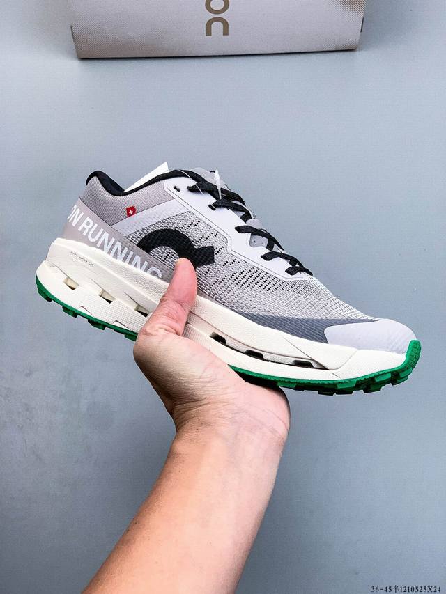 公司级！On昂跑 Cloudultra 3 2025 新品轻便缓震透气长距离越野跑鞋 1210525X24